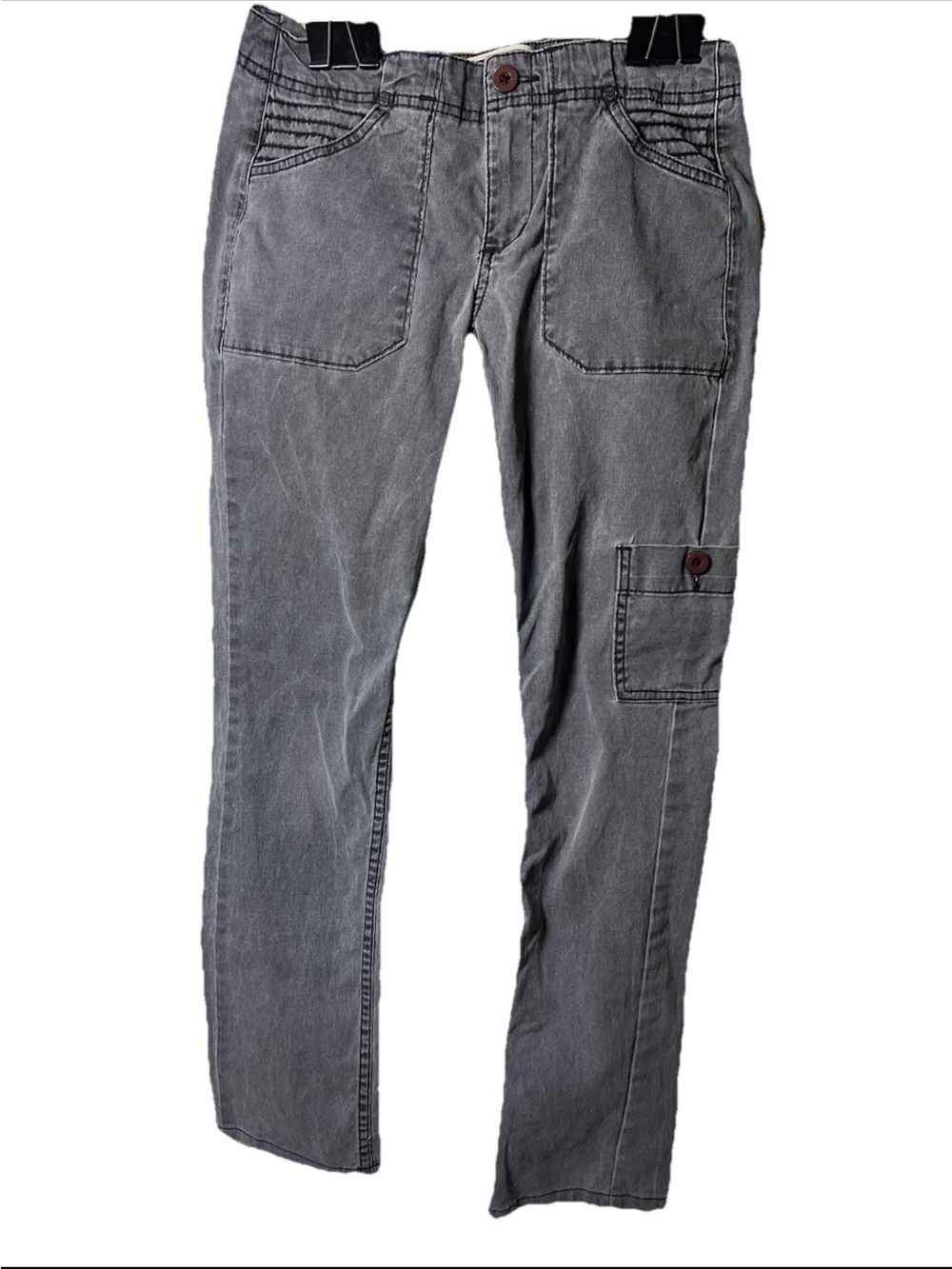 Anthropologie Daughters Of The Liberation Womens Gray Jeans Size 2 Grunge